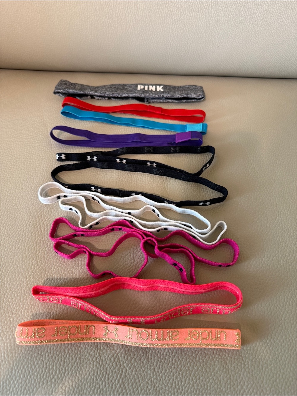 Under armour Victoria’s Secret pink gray white black red  headband new workout